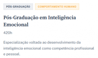 Pós-Graduação em Inteligência Emocional