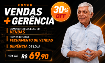 Combo Vendas + Gerência com 30% OFF