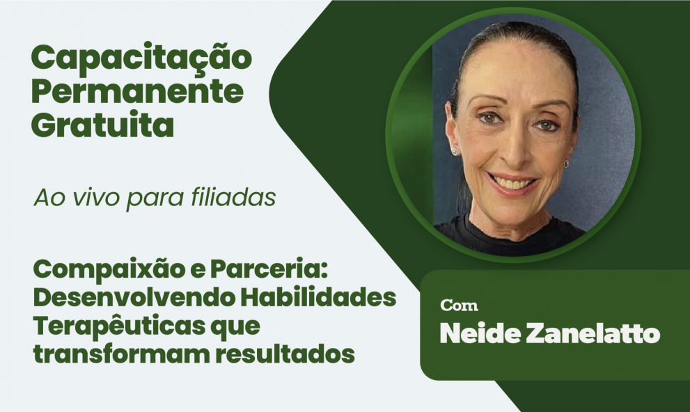 CAPACITAÇÃO PERMANENTE GRATUITA - SETEMBRO 2025 - AO VIVO PARA FILIADAS