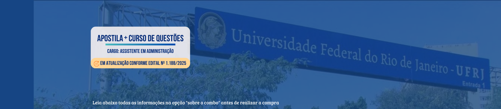 Apostila + Curso de Questões UFRJ