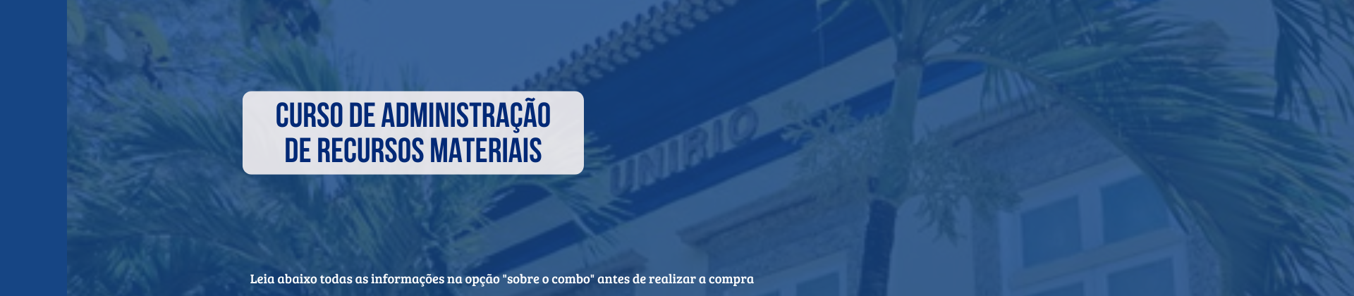 Curso de Administração de Materiais - concurso UNIRIO