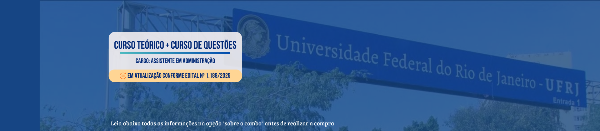 Curso Teórico + Curso de Questões UFRJ