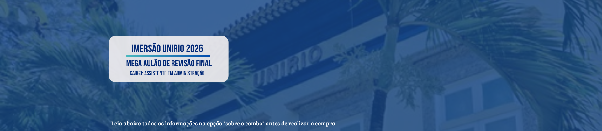 IMERSÃO UNIRIO 2026