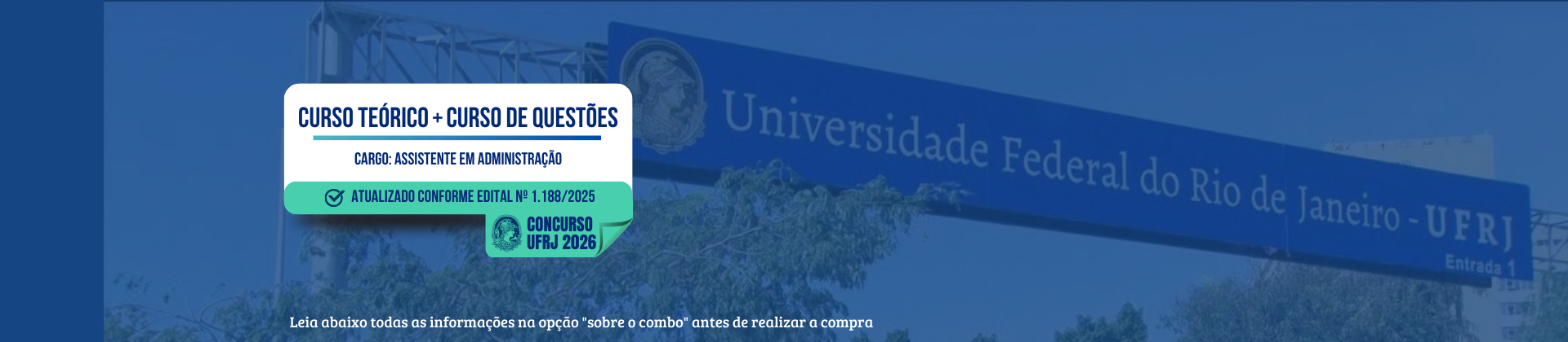 Curso Teórico + Curso de Questões UFRJ