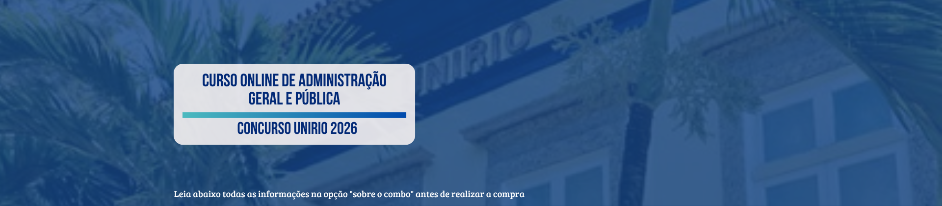 Curso de Administração Geral e Pública - UNIRIO