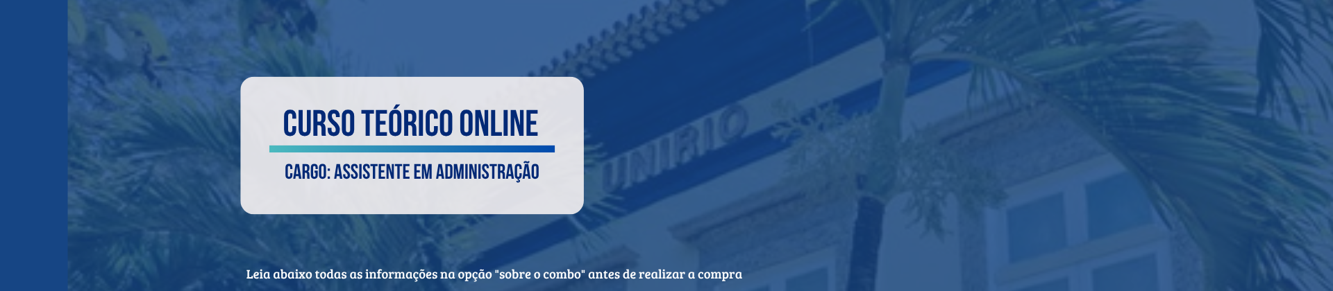 Curso Online Teórico UNIRIO 2025