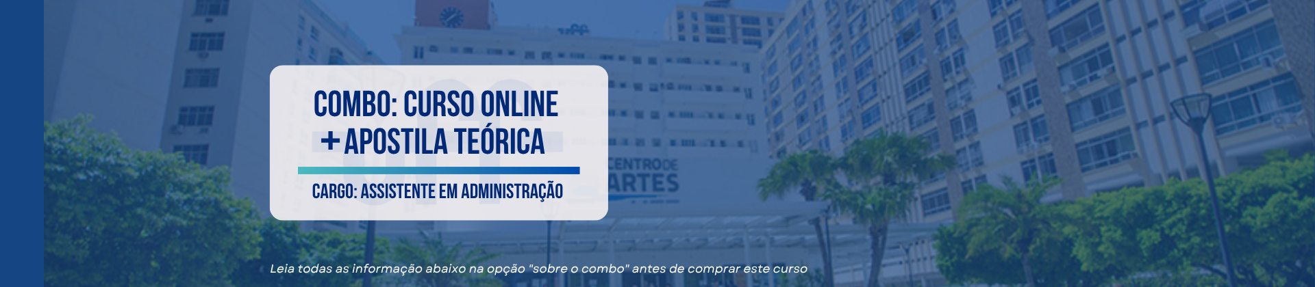 COMBO: Apostila digital + Curso Teórico - Concurso UFF