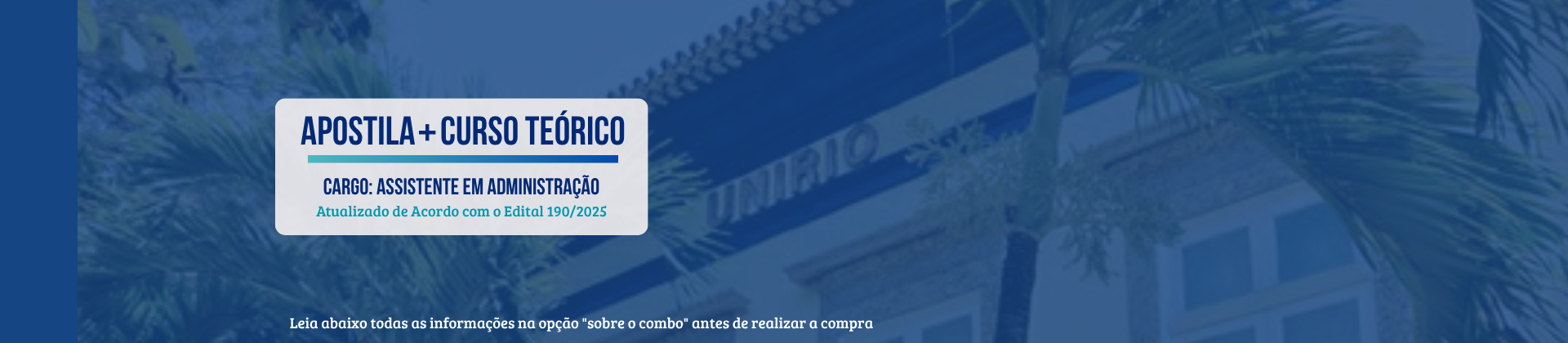 Apostila + Curso Teórico UNIRIO
