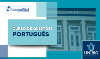 Curso de Questões de Português da banca Instituto AOCP - Concurso UNIRIO
