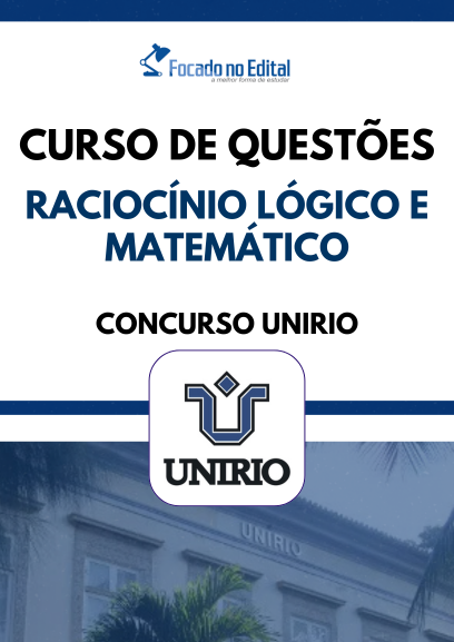 Curso de Questões de Raciocínio Lógico e Matemático - Instituto AOCP