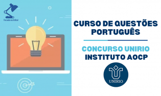 Curso de Questões  de Português do Instituto AOCP
