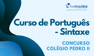 2- Curso de Português - Sintaxe - Concurso CPII