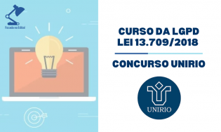 Curso da LGPD - Lei 13.709/2018 - Concurso UNIRIO