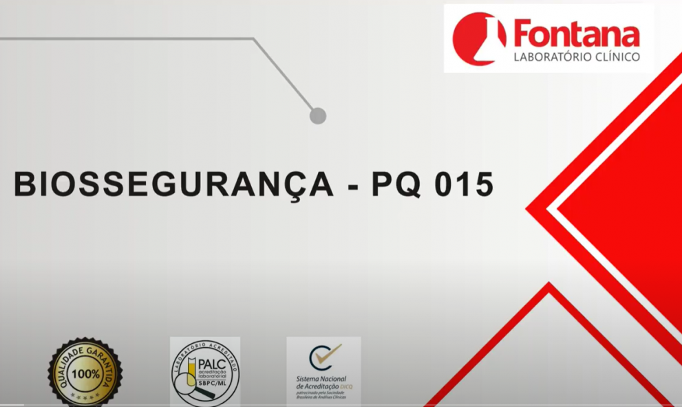 BIOSSEGURANÇA - PQ015 - 2026