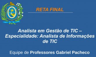 CNU/CPU - PE - ANALISTA DE INFORMAÇÕES DE TECNOLOGIA DA INFORMAÇÃO E COMUNICAÇÃO