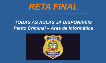 IGPSC - Perito Criminal - Área: Informática Forense - Conhecimentos Específicos.