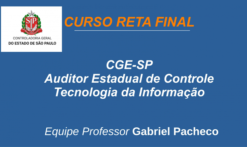 CGE-SP - Tecnologia da Informação