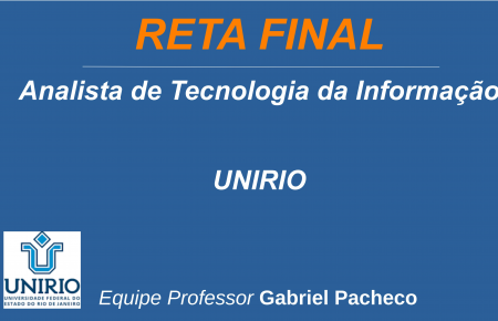 UNIRIO - Analista de Tecnologia da Informação.