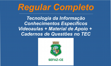SEFAZ-CE - Tecnologia da Informação - Conhecimentos Específicos de TI.