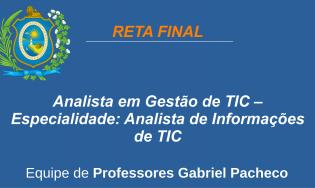 CNU/CPU - PE - ANALISTA DE INFORMAÇÕES DE TECNOLOGIA DA INFORMAÇÃO E COMUNICAÇÃO