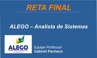 ALEGO - Analista Legislativo - Analista de Sistemas