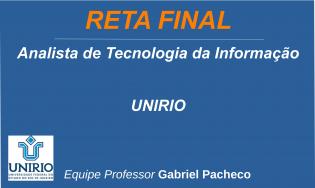 UNIRIO - Analista de Tecnologia da Informação.