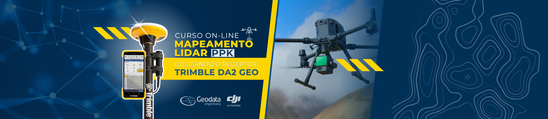 Curso de Mapeamento LiDAR PPK Base TRIMBLE DA2 GEO