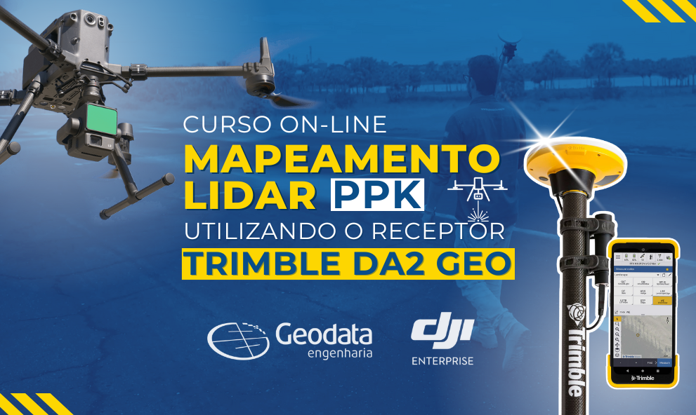 Curso de Mapeamento LiDAR PPK Base TRIMBLE DA2 GEO