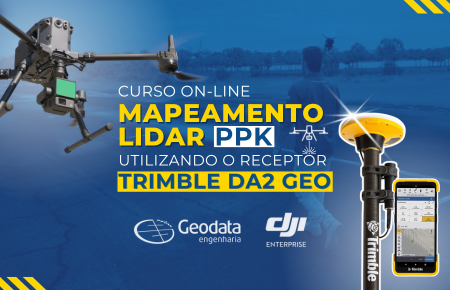 Curso de Mapeamento LiDAR PPK Base TRIMBLE DA2 GEO
