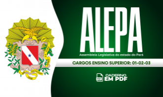 CADERNO ALEPA - CARGOS: 01 - 02 - 03
