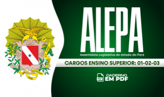 CADERNO ALEPA - CARGOS: 01 - 02 - 03