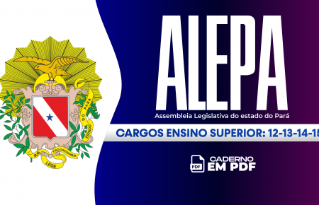 CADERNO ALEPA - CARGOS: 12- 13 -14 - 15