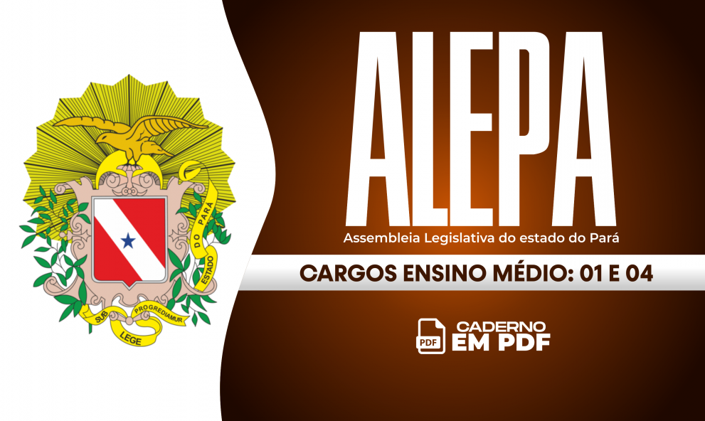 CADERNO ALEPA - ENSINO MÉDIO: 01 e 04