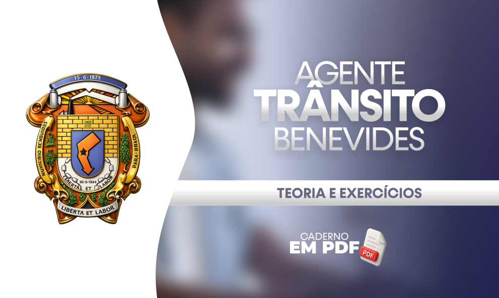 CADERNO AGENTE TRÂNSITO - BENEVIDES