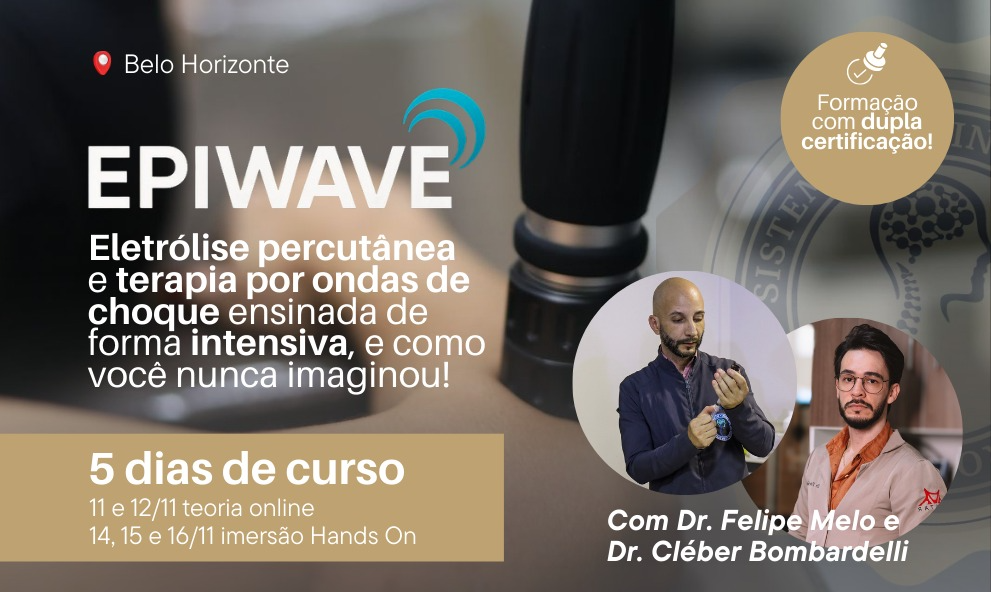 EPIWAVE- Curso de eletrolise percutânea e terapia por ondas de choque
