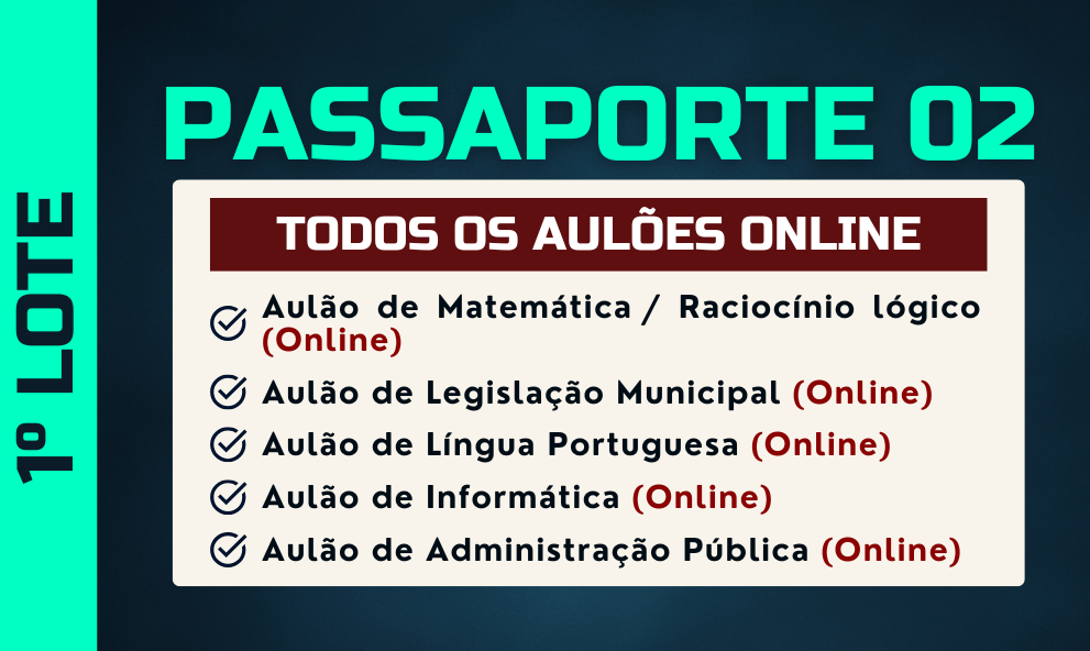 PASSAPORTE 02 - Maratona de Aulões - PMU 2025