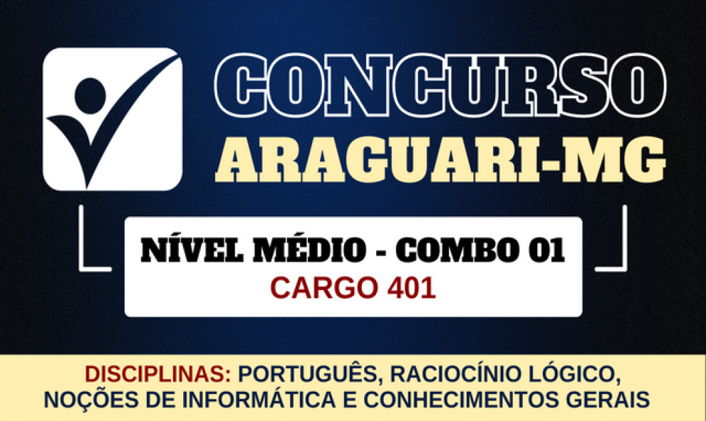 COMBO 1 - Prefeitura de Araguari-MG