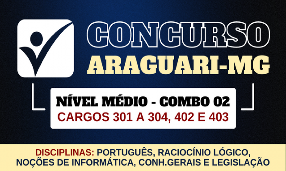 COMBO 2 - Prefeitura de Araguari-MG