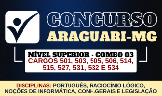 COMBO 3 - Prefeitura de Araguari-MG