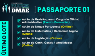 PASSAPORTE 01 - Maratona de Aulões - DMAE 2026