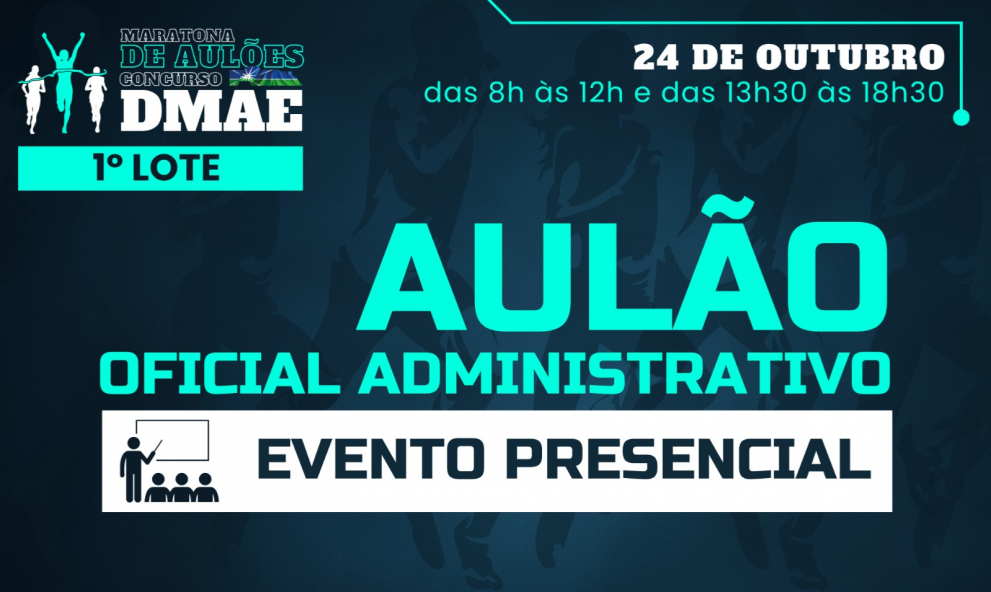 Revisão de Véspera para Oficial Administrativo - DMAE 2026 - Evento Presencial