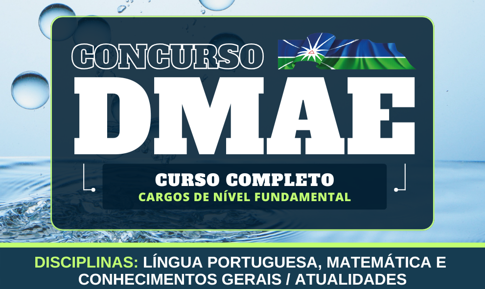Curso Completo DMAE - Cargos de Nível Fundamental