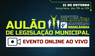 Aulão de Legislação Municipal - PMU 2025 - Evento Online