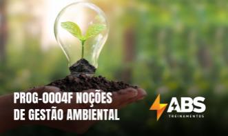 PROG-0004F NOÇÕES DE GESTÃO AMBIENTAL