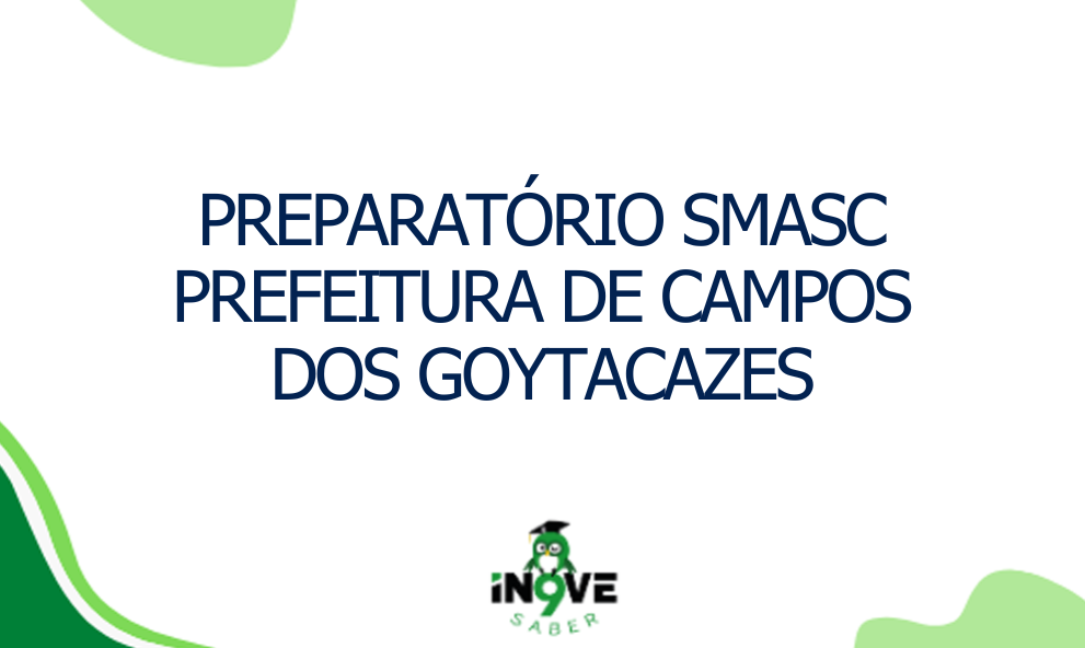 Intensivão com foco na banca Consuplan - Processo seletivo Prefeitura Campos dos Goytacazes