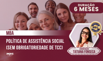 TAXA DE  MATRÍCULA - MBA EM POLÍTICA DE ASSISTÊNCIA SOCIAL