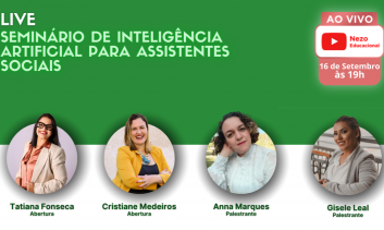Live - Seminário de Inteligência Artificial para ASSISTENTES SOCIAIS