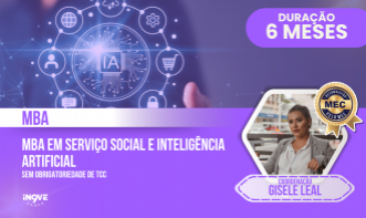 TAXA DE MATRÍCULA - MBA LATO SENSU EM SERVIÇO SOCIAL E INTELIGÊNCIA ARTIFICIAL