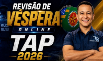 Revisão de Véspera Online TAP PMGO 2026