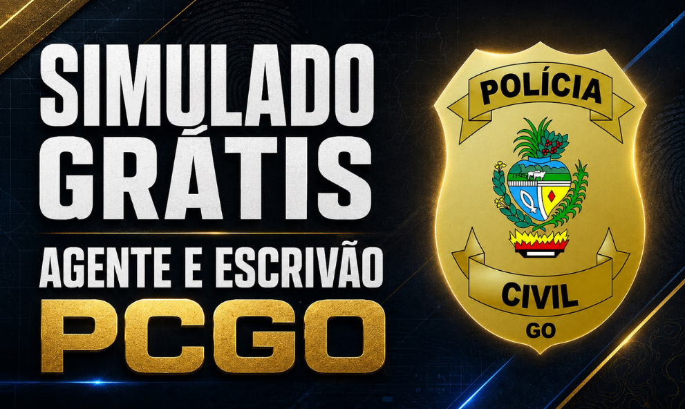 Simulado Grátis Agente e Escrivão PCGO